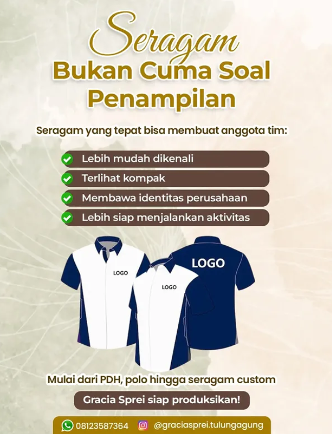 <p>Seragam bukan cuma soal penampilan. Seragam yan